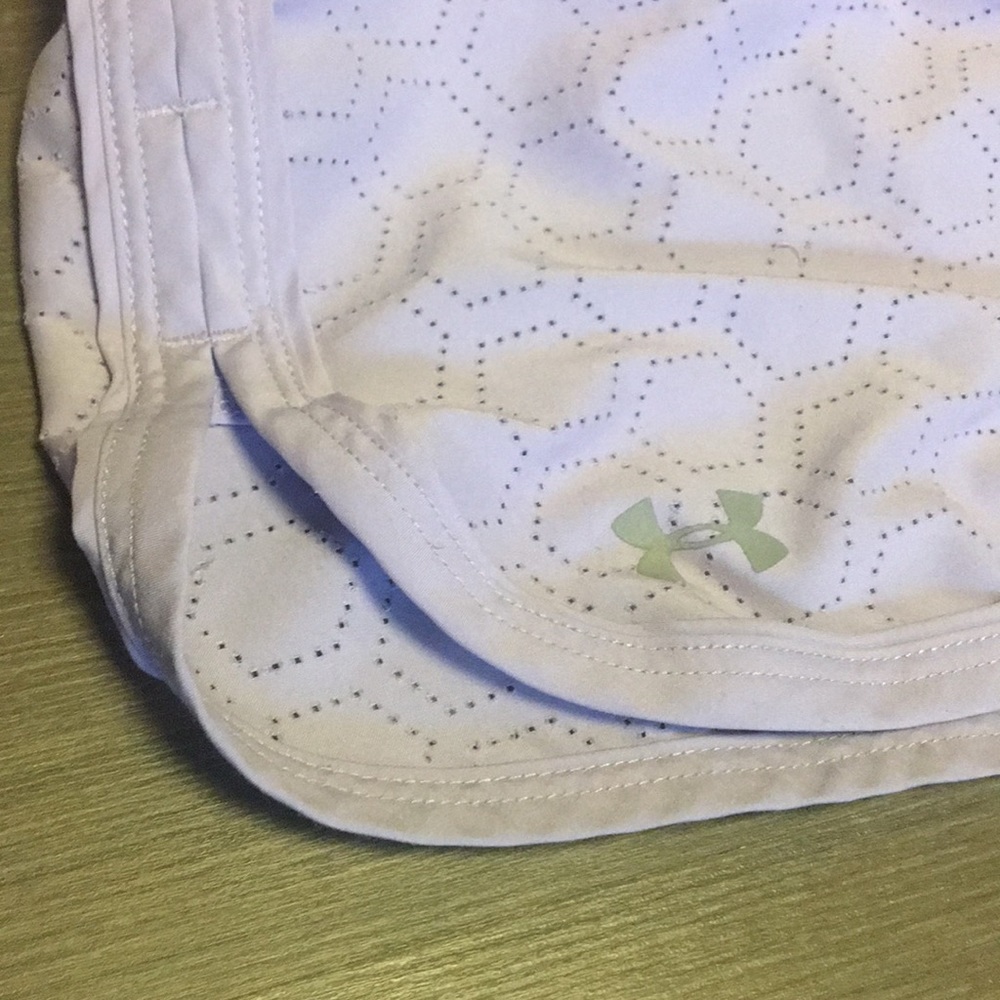 Lavender Hexigonal Under Armour Running Shorts